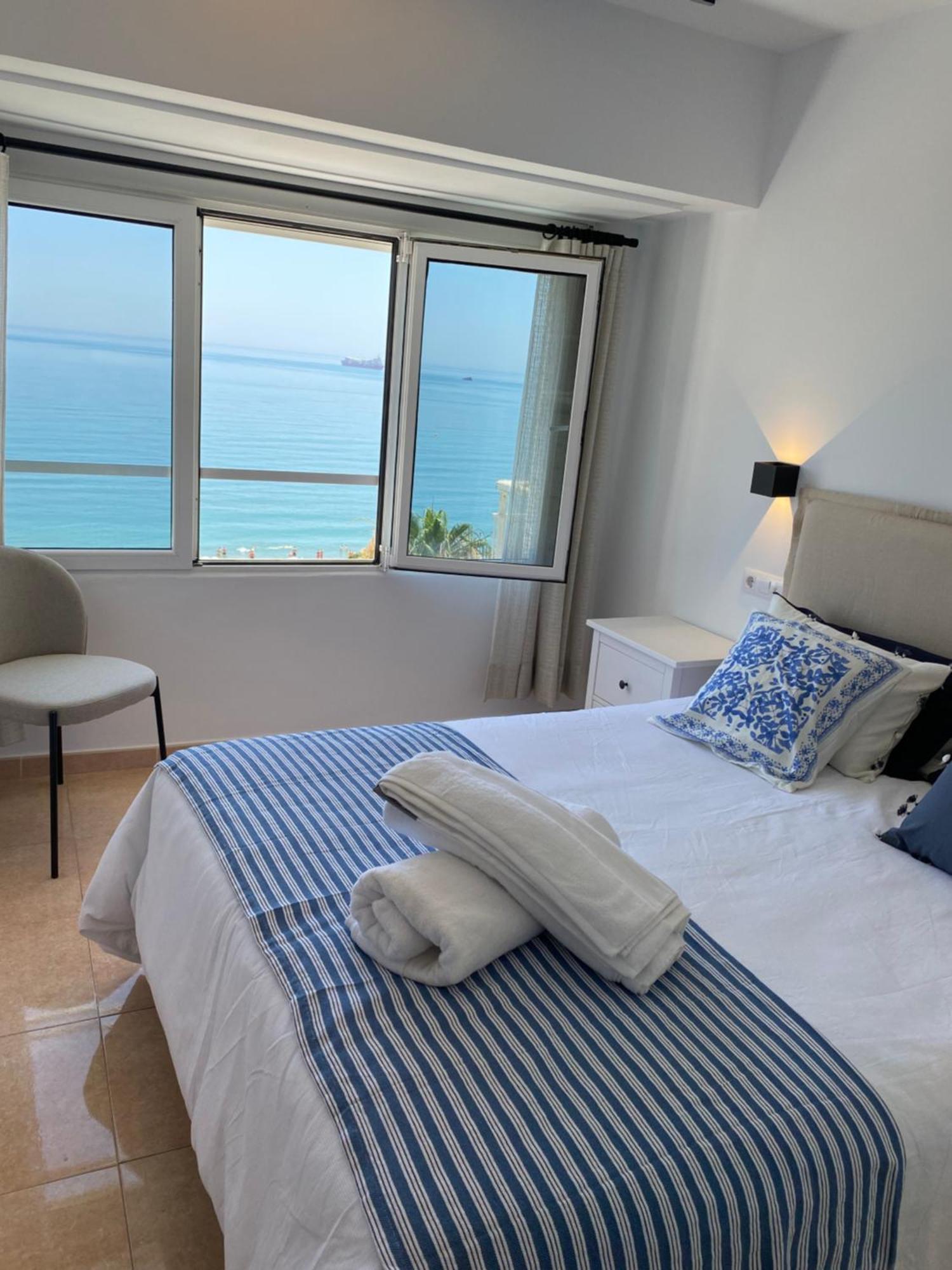 Apartamento Con Terraza Vista Al Mar Malagueta Málaga Exteriör bild